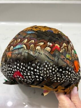 Vintage 1940s Don Anderson New York  Pheasant Feather Cocktail Hat - Women